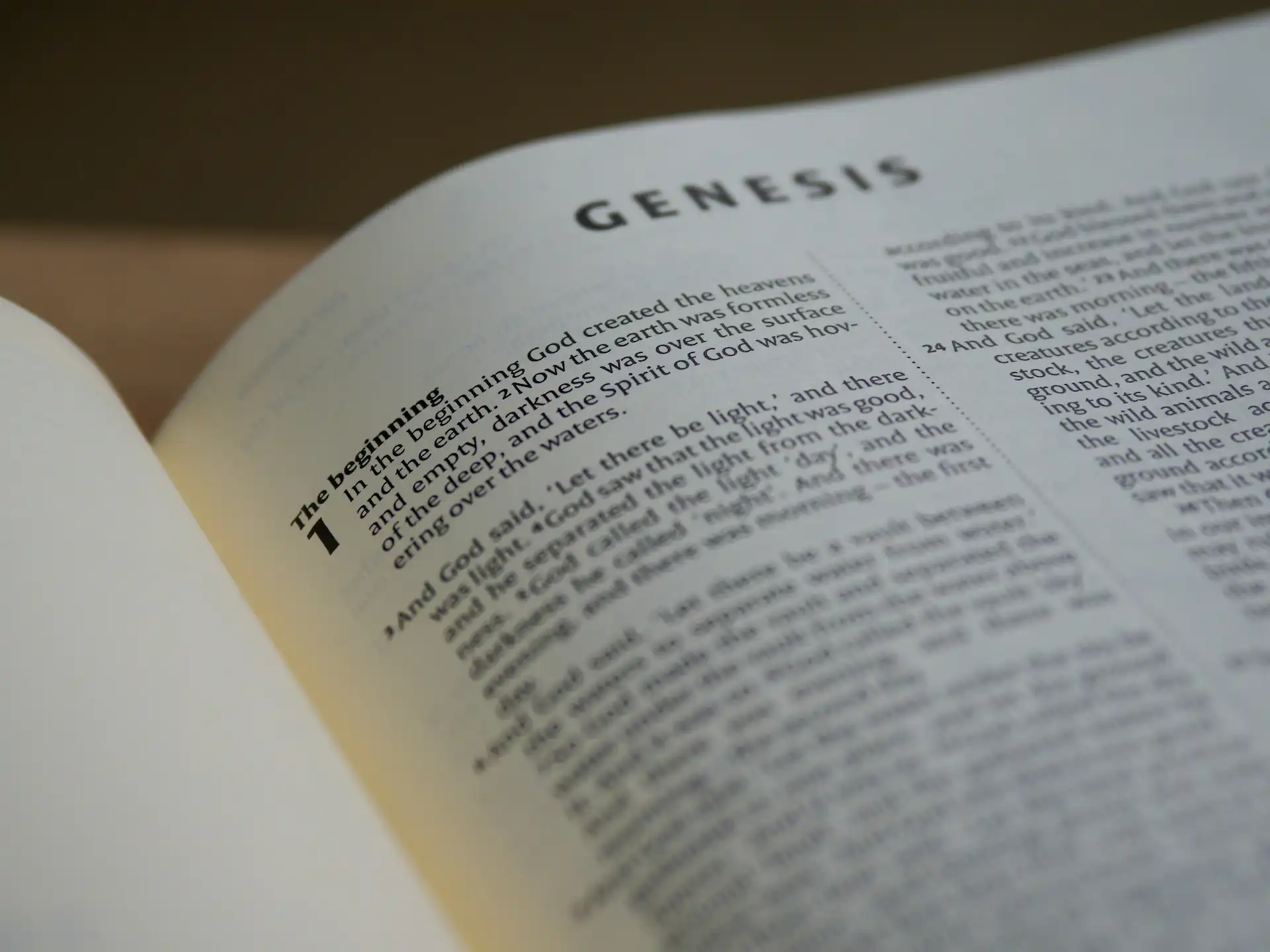 bible open genesis